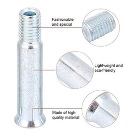 VGEBY Eje en línea del patín 15pcs, reemplazo de Patinaje en línea de Las colocaciones del Perno del Tornillo de la Rueda(35mm)