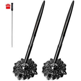 RUTICH Replacement Wedding Signing Pen Guest Book Pen for Wedding Bridal Engagement Valentine's Day for RUTICH Signing Pen Holder, Black 2 Pcs