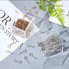 siawadeky Clear Acrylic Box Set of 4 with Lids, Candy