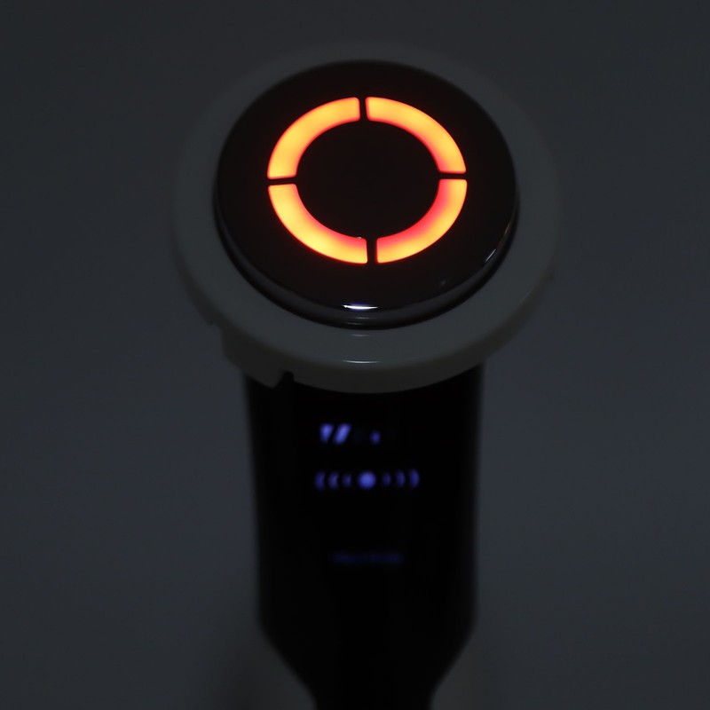 USB Muti Function Facial Massager Red Blue Led Heating Vibration