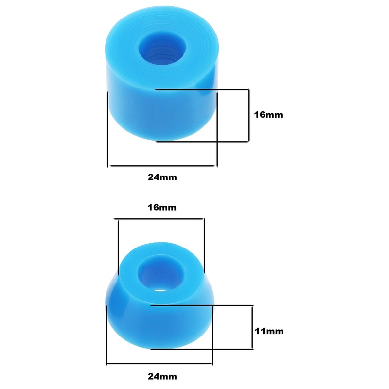 LT Easiyl 2 Sets Long Board Truck Bushings 92A Skateboard