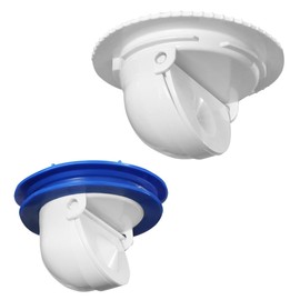 Genérico FLEXIMATIC | Kit de 5 Válvulas Check Anti-olores Universal (2590) para Coladeras, 2 Tamaños, Blanco y Azul, 12-18 L/min