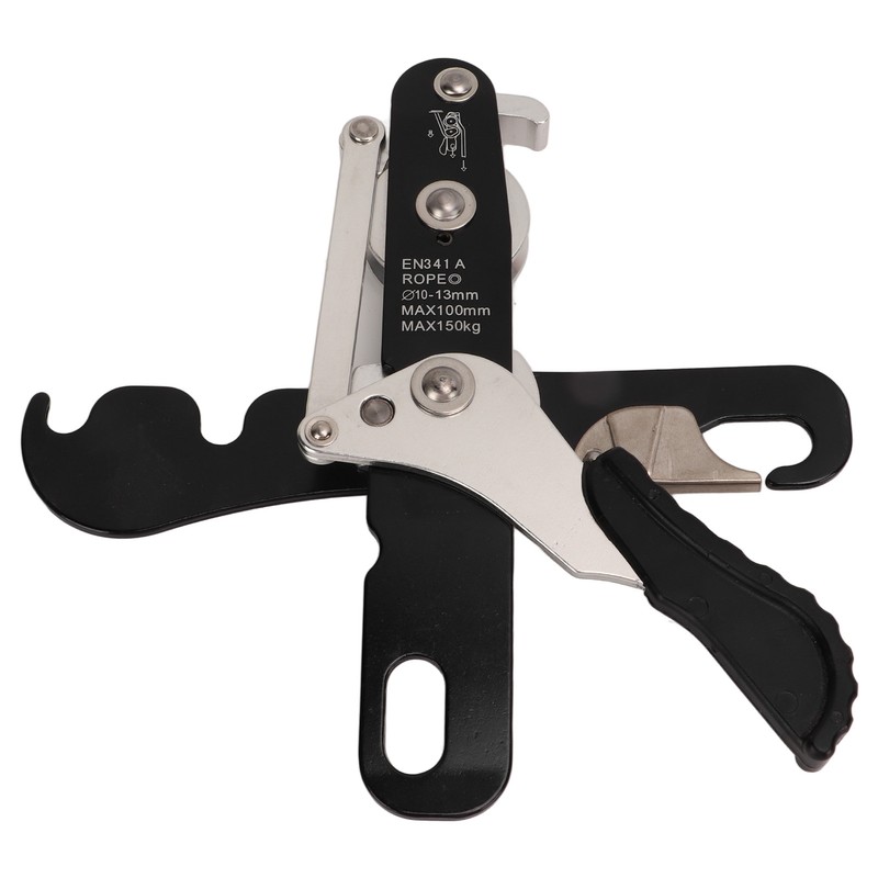 Manual Climbing Descender Aluminum Alloy Self Locking Downhill Device for