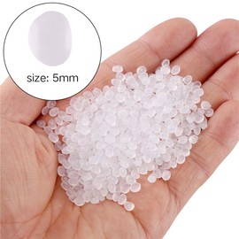 CCINEE Translucent Fishbowl Beads Slushie Rice Beads for Crunchy Slime DIY Crafts Vase Filling Wedding and Table Decoration (7 Ounces/200 Grams)