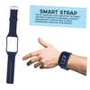 BIUDECO Navy TPE Watch Strap for Smart Watch Wrist Band