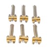 6Pcs Brass Compensated, Saddles Set for TL Tailpiece Telecaster Guitar