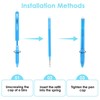 0.7 mm Erasable Gel Ink Pen Refills Compatible with Frixion