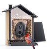 TT Nature Upgrade Squirrel-Proof Bird Feeder with Camera, Solar Powered,
