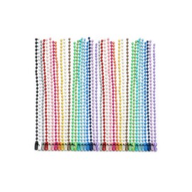 YFFSFDC Ball Chain 4.7 inches (120 mm), Key Chain, Set of 100, multicolor