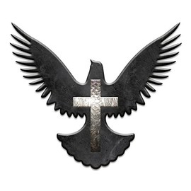 Bargain Max Decals Peace Dove Christian Jesus Cross Window Laptop Car Sticker 6"