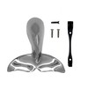 Humpback Whale Tail Door Knocker (Premium, Nickel)