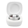Smart Health Ring Silver Pedometer Waterproof Body Temperature Monitoring Sleep