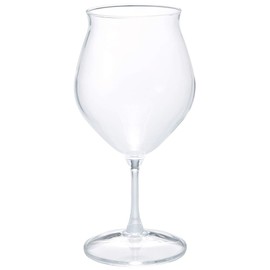 HARIO HFG-300-C Heat-Resistant Flavor Glass, Tulip, Full Capacity 10.1 fl oz (300 ml), Transparent