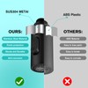 Metal Kitchen Faucet Head Replacement, 3-Function Pull Down Spray Head