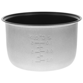 Aroma Rice Cooker Inner Pot Replacement Rice Cooker Replacement Inner Pot: Alloy Cooking Pot Insert Liner 2L Non Stick Cooking Pot Liner Cookware Replacement Accessories Rice Cooker Replacement Pot