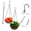 Generic 5Pcs Durable Hanging Chains for Flower Pots Iron Pot