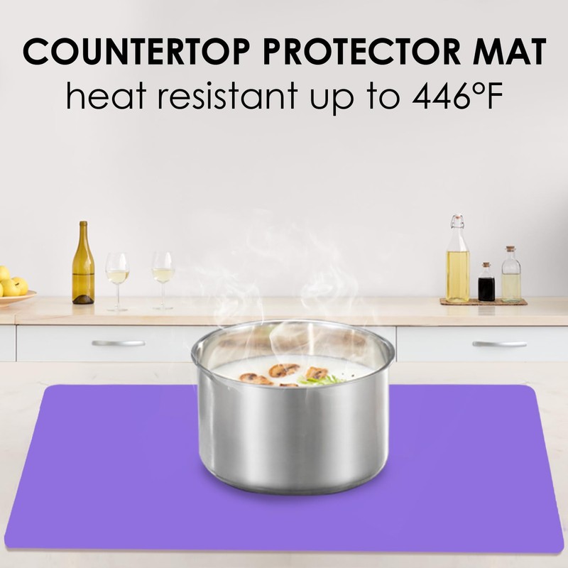 Extra Large Silicone Mats for Kitchen Counter, 27.6'' x 19.7''