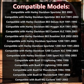 Rear Drive Belt 40022-91 4002291, Fit for Sportster 883 1200 Hugger XL XLH 1200C 883C 1200S 1991-2003, Replace 58-420 1204-0042 40022-91