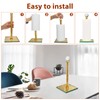 Qiuhome Gold Paper Towel Holder Stand Crystal Paper Towel Holder