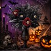 Halloween Artificial Plants with Rose Bouquet, Faux Eucalyptus Branches
