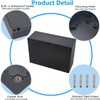Otdorpatio Project Box ABS Black Electrical Boxes IP67 Outdoor Waterproof