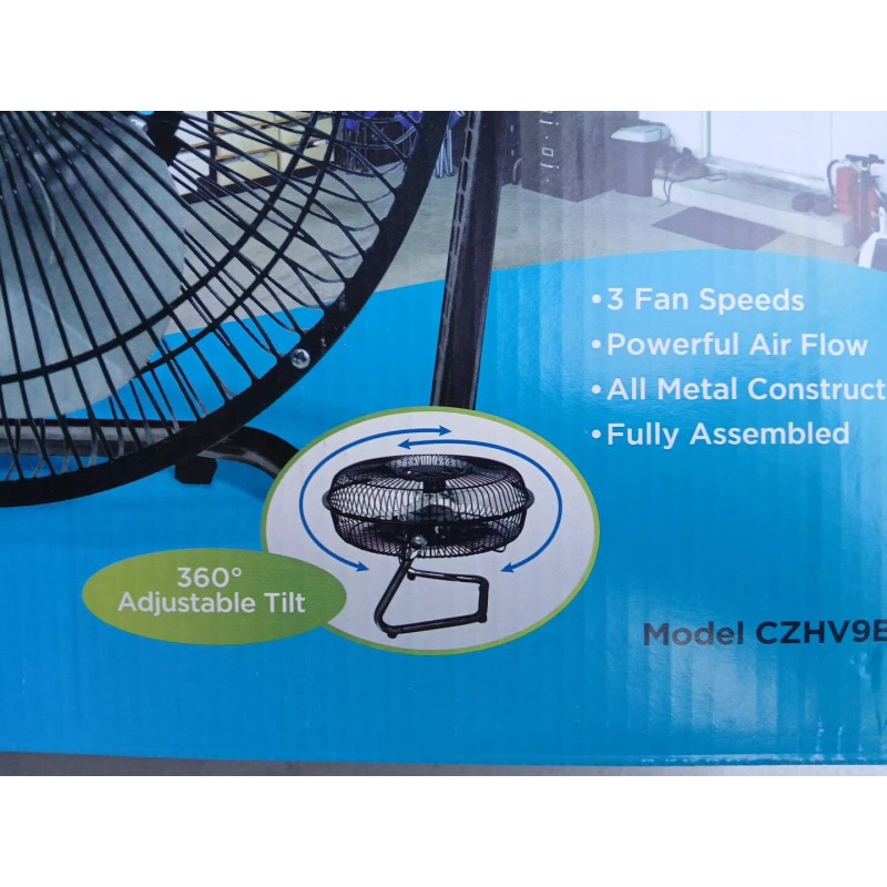 comfort zone CZHV9B Comfort Zone 9" High Velocity Fan 3