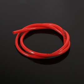 benzinschlauch 4,5mm rot mit filter,benzinschlauch,Gasleitungsrohr, 1M Gasölschlauch Kraftstoffleitung Benzinschlauch Rohr Gas Kraftstoff Linie für Motorrad Dirt Pit Bike ATV Snowmobile PWC