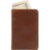 Jack's Point Black Leather Pocket Notebook With Extra Pocket And