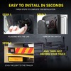 Ciascy 2PCS Rechargeable Magnetic Wireless LED Trailer Rear Lights Kit,
