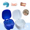 3 Pack Retainer Cleaner Case Partial Denture Cleaning Case Cup