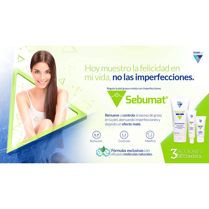 SEBUMAT CONTROL - Crema para el tratamiento de piel grasa,
