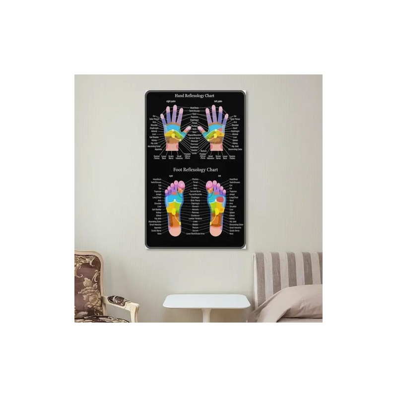 Cypgtbck Hand And Foot Reflexology Chart Massage Therapist K