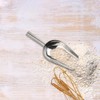 XINMEIWEN Stainless Steel Ice Scoop Round Bottom Bar Ice Flour