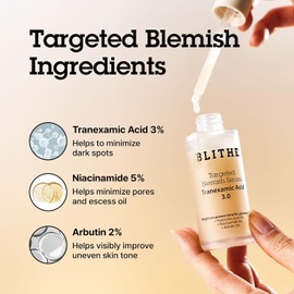 Suero de niacinamida al 5% + ácido tranexámico al 3%, suero iluminador para el rostro y corrector de manchas oscuras, suero de niacinamida con vitamina B3 para el rostro, cica calmante para la