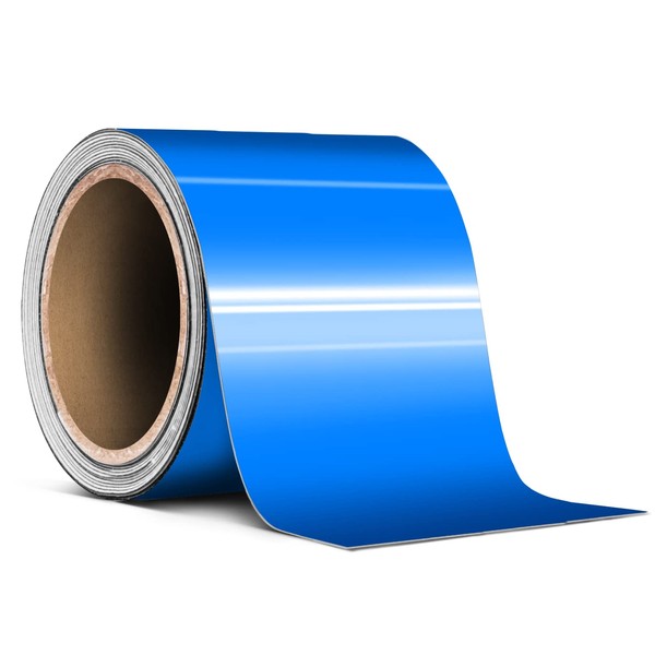 VViViD Smurf Blue Gloss Air-Release Adhesive Vinyl Pinstripe Tape Roll