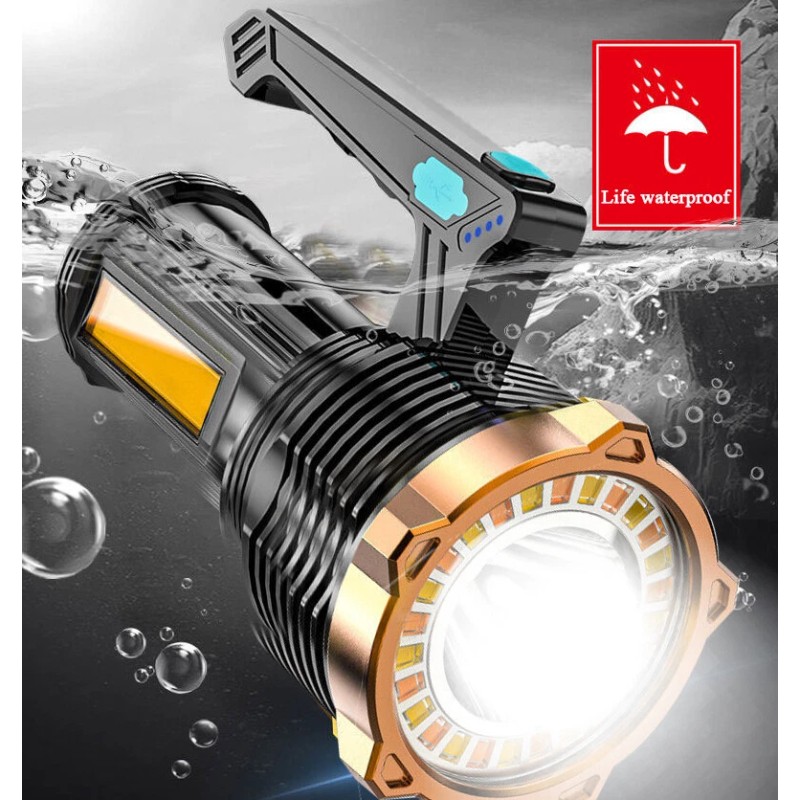 9900000LM Most Powerful 8 Modes LED Torch USB Rechargeable Flashlight