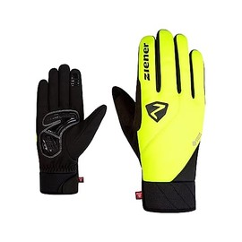 Ziener Donni GTX INF PR Men's Winter Cycling Gloves, Primaloft, Gore-Tex Infinium, Poison Yellow, 8