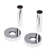 Aqbau Cover rosettes for radiators with protective tube, pipe collar,