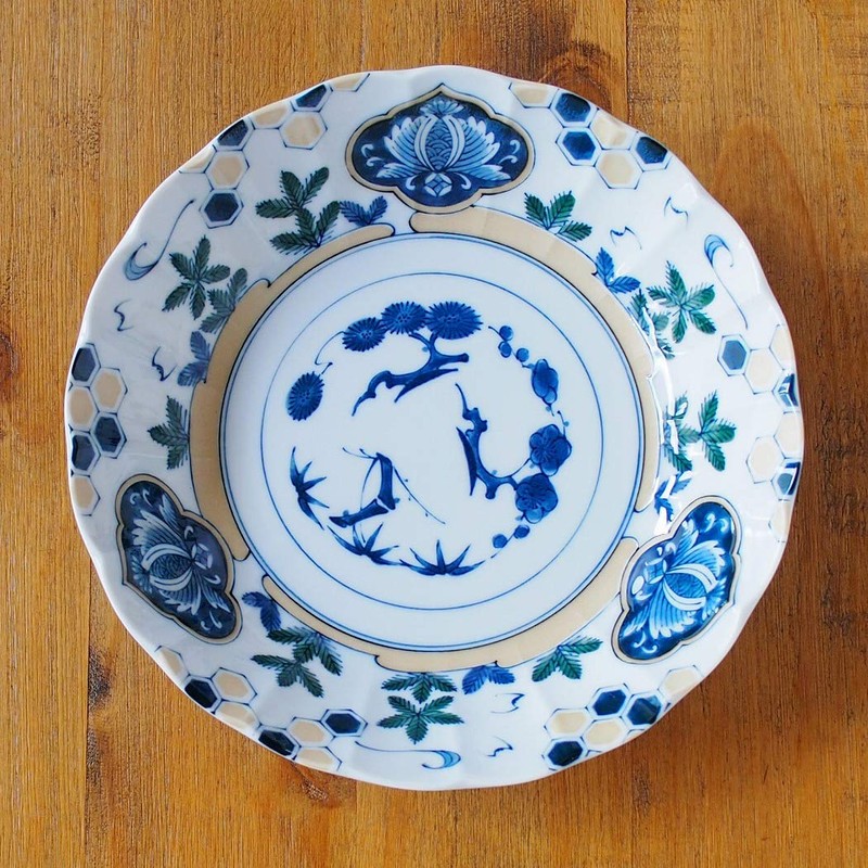 AWASOME AWASOME Tortoise Pine Crest 8.0 Deep Plate, Blue