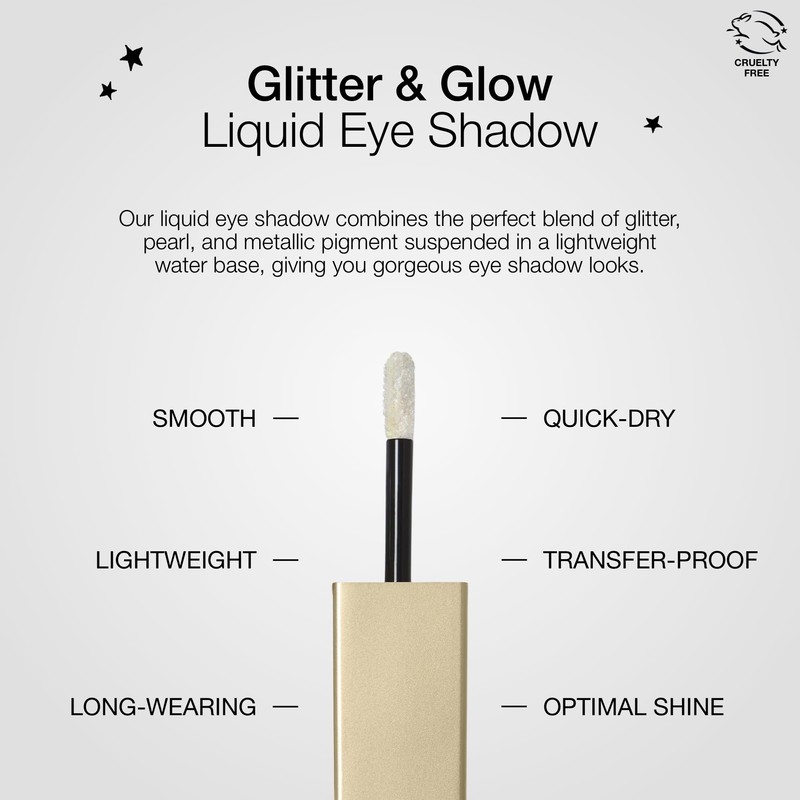 Stila Magnificent Metals Glitter and Glow Liquid Eye Shadow Long