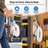 Manual Rope Pulley Hoist for Equipment Lifting – 270° Rotating