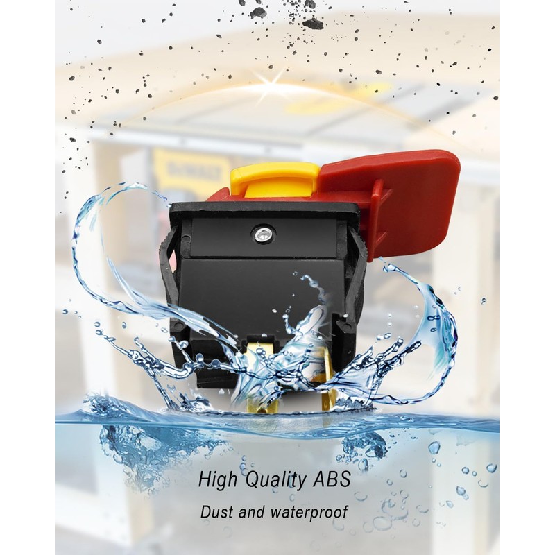 HUQUZN Table Saw Switch Fit for DeWalt DWE7480 DW745 DWE7499GD