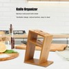 Bamboo Knife Holder Inclined Kitchen Knife Holder Multifunctional Bamboo Rack