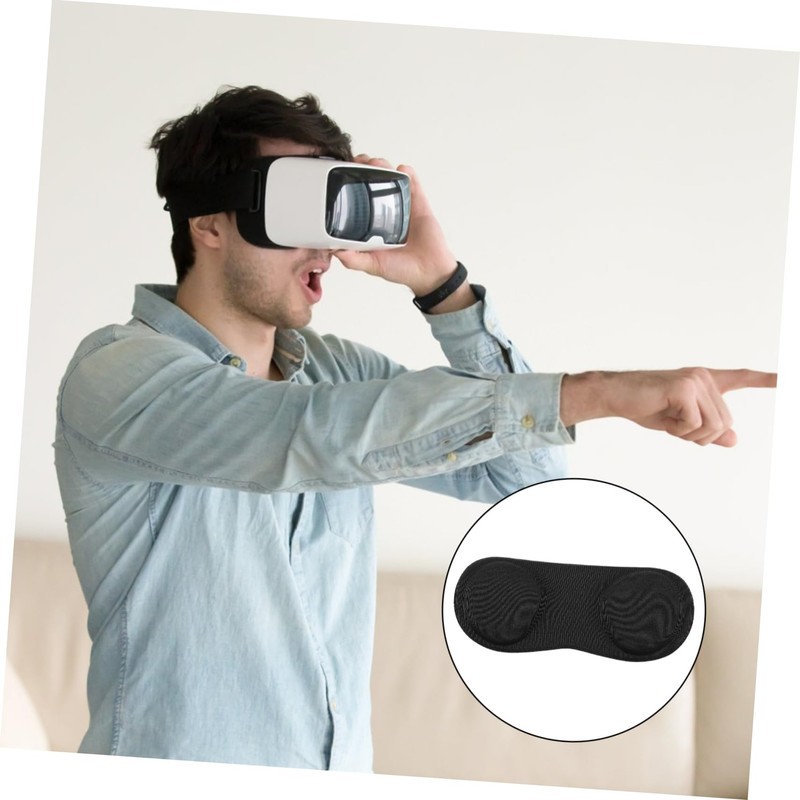 Mikinona Scratch Lens Cover for VR Dustproof Black Durable Memory