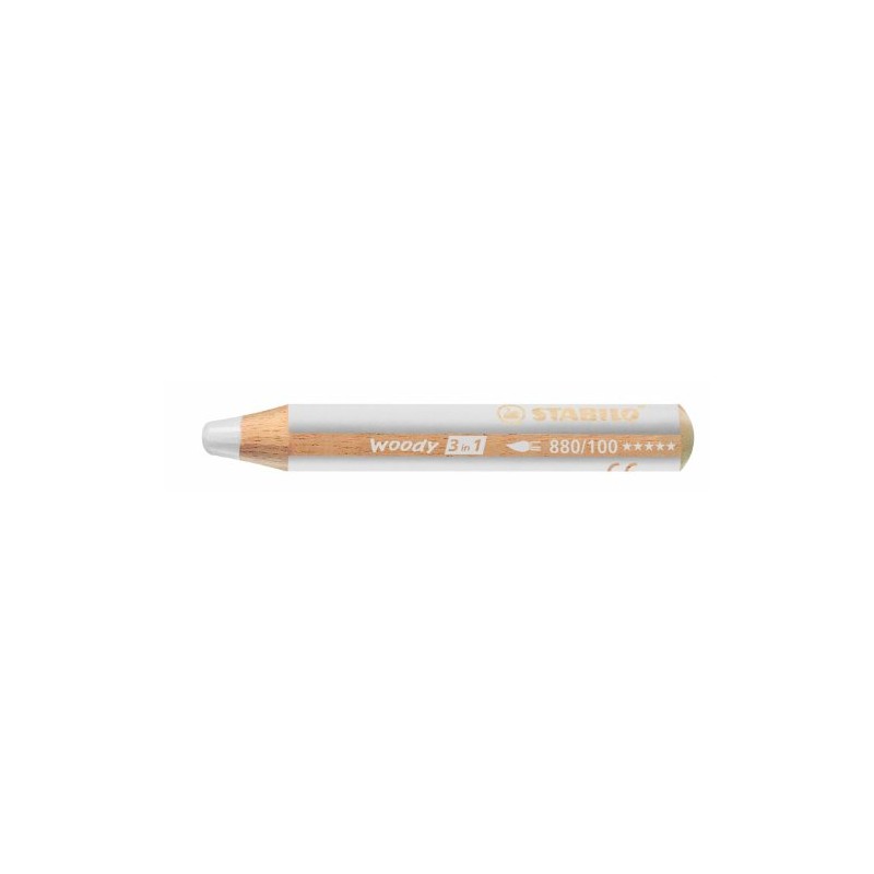 Stabilo Woody 3 Pencils 3 in 1 Titanium Extra Large