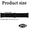 22mm Watch Strap, 2PCS Adjustable Elastic Nylon Watch Straps, Quick