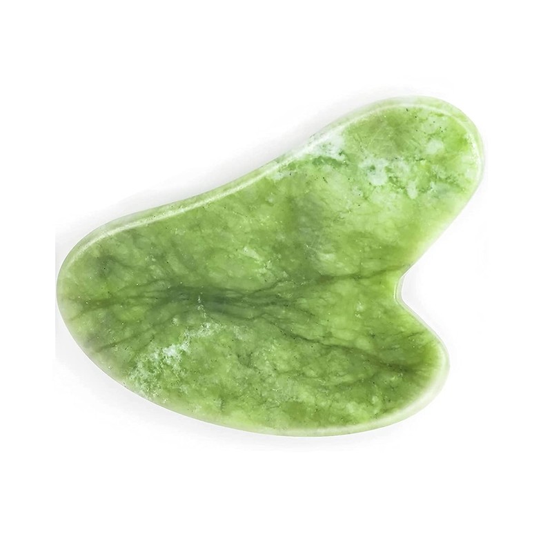 100% Jade Roller Set, Gua Sha Massager, Natural Jade Roller,