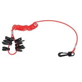 AB Tools Boat Engine Switch Lanyard PU Outboard Engine Motor Lanyard Universal Safety Lanyard Tether Cord for Boat Bike