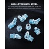 ZELCAN 230pc SAE & Metric Grease Fittings Kit, Hydraulic Grease