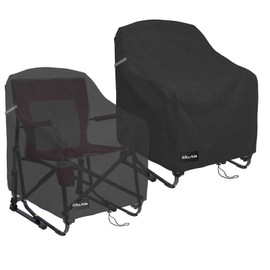ANartcle Rocking Chair Covers for GCI Outdoor 37072 Outdoor Chair,Freestyle Rocker Covers,Waterproof Heavy Duty Outdoor Camping Chair Covers, (26 W x 27 D x 34 H inches) Black.